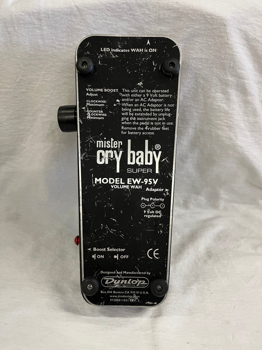 Dunlop Mr. Crybaby Jr. Wah Pedal